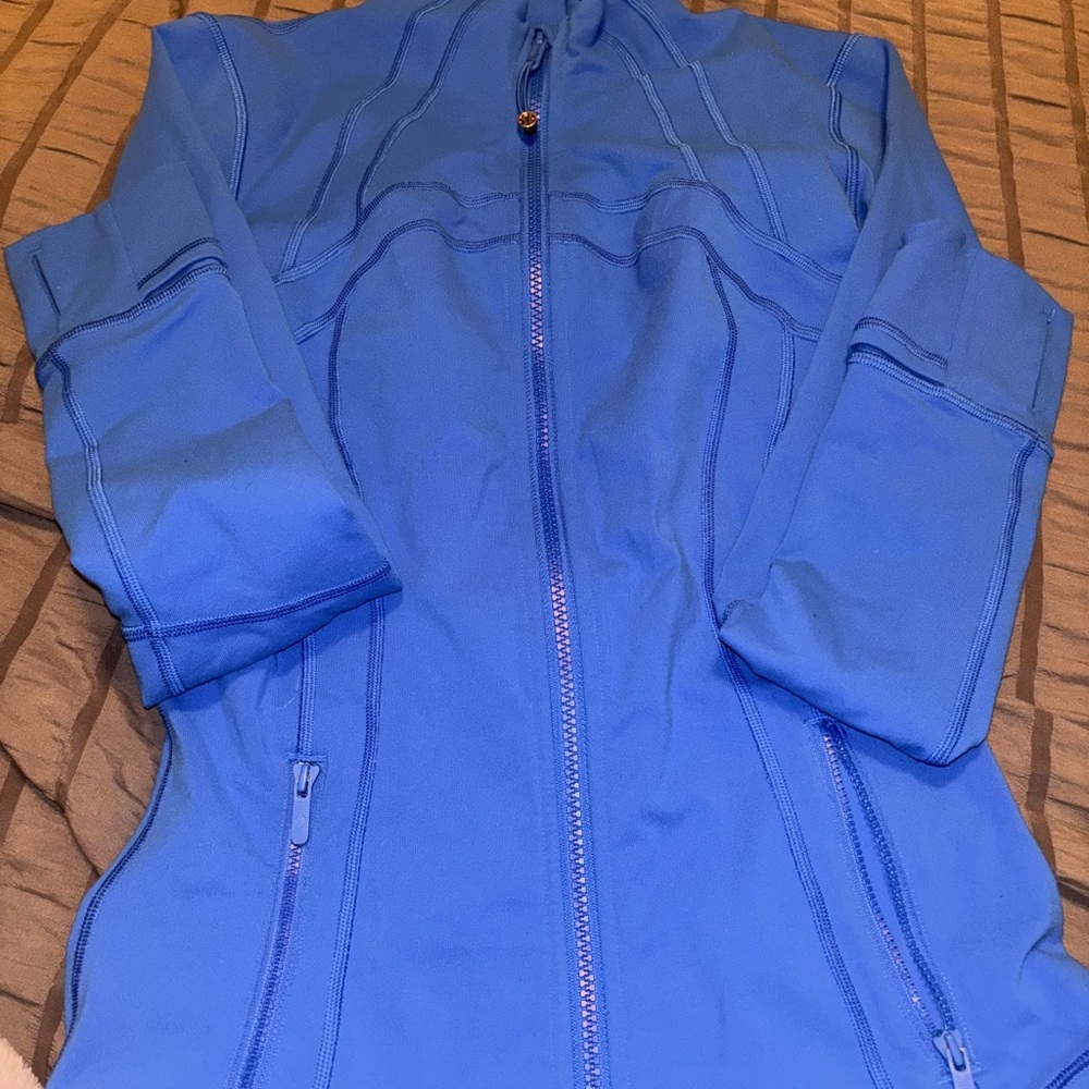 Neon Blue Lulu Define Jacket